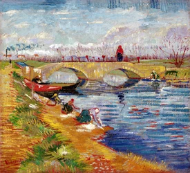 The Gleize Bridge over the Vigneyret Canal, near Arles